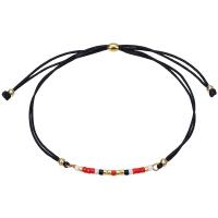 Seedbead bracelet, avec corde de cire, bijoux de mode & unisexe, plus de couleurs à choisir, Longueur Environ 3.1-10.2 pouce, Vendu par PC