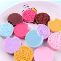 Mobile Phone DIY Decoration, Resin, Biscuit, epoxy gel, more colors for choice, 26x24mm, Sold By PC