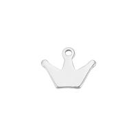 Stainless Steel Pendants 304 Stainless Steel Crown Vacuum Ion Plating fashion jewelry & DIY Sold By PC