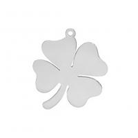 Stainless Steel Pendants 304 Stainless Steel Four Leaf Clover Vacuum Ion Plating fashion jewelry & DIY Sold By PC