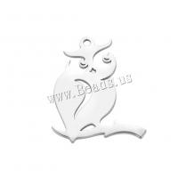 Stainless Steel Animal Pendants 304 Stainless Steel Owl Vacuum Ion Plating fashion jewelry & DIY Sold By PC