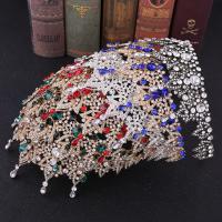 Bridal Tiaras, Tibetan Style, with Crystal, fashion jewelry & for woman & with rhinestone, more colors for choice, nickel, lead & cadmium free, Inner Diameter:Approx 150mm, Sold By PC