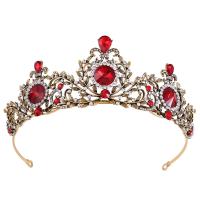 Bridal Tiaras, Tibetan Style, with Crystal, fashion jewelry & for woman & with rhinestone, nickel, lead & cadmium free, Inner Diameter:Approx 145mm, Sold By PC