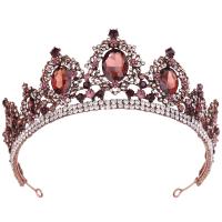 Bridal Tiaras Zinc Alloy with Crystal fashion jewelry & for woman & with rhinestone nickel lead & cadmium free Inner Approx 170mm Sold By PC