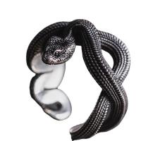 Tibetan Style Finger Ring, Snake, antique silver color plated, fashion jewelry & Unisex, nickel, lead & cadmium free, Sold By PC