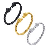 Stainless Steel Bangle, 304 Stainless Steel, Vacuum Ion Plating, fashion jewelry & for woman, more colors for choice, 6.70mm, Inner Diameter:Approx 69mm, Sold By PC