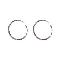 Brass Hoop Earring, Donut, real gold plated, fashion jewelry & different styles for choice & for woman, more colors for choice, nickel, lead & cadmium free, Sold By Pair