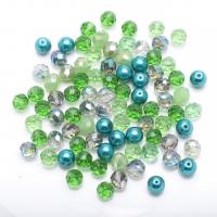Perles en verre de mode, Des billes de verre, Rond, DIY & modèles différents pour le choix, plus de couleurs à choisir, 10mm, Environ 30PC/sac, Vendu par sac