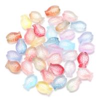 Perles en verre de mode, Des billes de verre, poisson, DIY, plus de couleurs à choisir, 10x14mm, 30PC/sac, Vendu par sac