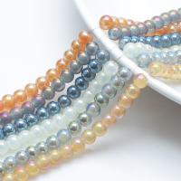 Fashion Glass Beads, Round, DIY, more colors for choice, 8mm, 100PCs/Strand, Sold By Strand