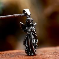 Stainless Steel Pendants 304 Stainless Steel Angel polished vintage & DIY original color Sold By PC