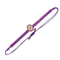 Seedbead bracelet, fait à la main, Réglable & bijoux de mode & pour femme, plus de couleurs à choisir, Longueur:Environ 14 cm, Vendu par PC