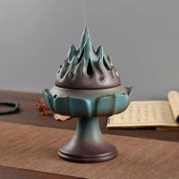 Porcelain Incense Burner, handmade, for home and office & durable, 110x110x170mm, Sold By PC