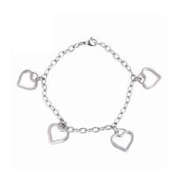 Stainless Steel Jewelry Bracelet, 304 Stainless Steel, Heart, fashion jewelry & for woman, 16mm, Length:Approx 7.87 Inch, Sold By PC