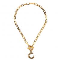 Edelstahl Schmuck Halskette, 304 Edelstahl, Modeschmuck & für Frau, keine, 7mm,13*19mm, Länge:ca. 15.75 ZollInch, verkauft von PC