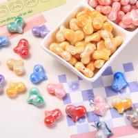Plated Acrylic Beads, Heart, DIY, more colors for choice, 20mm, 10PCs/Bag, Sold By Bag