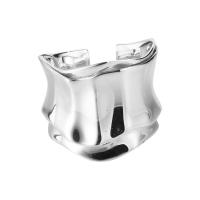Серебро 925 пробы Манжеты палец кольцо, Винтаж & регулируемый & Женский, размер:5.5-7.5, продается PC