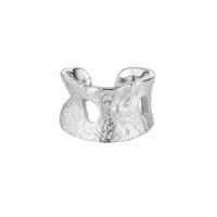 925 Sterling Silber Ohrring Manschette, plattiert, für Frau & hohl, keine, 11mm, verkauft von PC