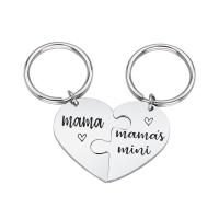 Mother's Day Jewelry & Supplies 316L Stainless Steel Heart Mother Day Jewelry & for woman original color Sold By Pair