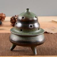 Porcelain Incense Burner, handmade, for home and office & durable, 85x85x100mm, Sold By PC