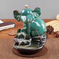 Porcelain Backflow Burner Elephant handmade for home and office & durable & multifunctional Sold By PC