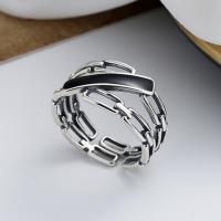 925 Sterling Silver Finger Rings fashion jewelry & for woman & epoxy gel nickel lead & cadmium free 11mm Sold By PC