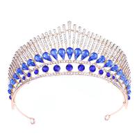 Bridal Tiaras Zinc Alloy with Crystal fashion jewelry & for woman & with rhinestone nickel lead & cadmium free Inner Approx 140mm Sold By PC