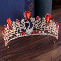 Bridal Tiaras Zinc Alloy with Crystal fashion jewelry & for woman & with rhinestone nickel lead & cadmium free Sold By PC