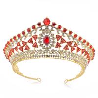 Bridal Tiaras, Tibetan Style, with Crystal, fashion jewelry & for woman & with rhinestone, more colors for choice, nickel, lead & cadmium free, Inner Diameter:Approx 145mm, Sold By PC
