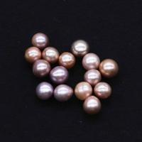 Natural Freshwater Pearl Loose Beads, Round, DIY & different size for choice & no hole, more colors for choice, Sold By PC