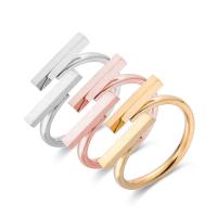 Stainless Steel Finger Ring 316L Stainless Steel Vacuum Ion Plating & for woman Sold By PC