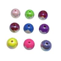 Plated Acrylic Beads Round DIY 16mm Sold By Bag