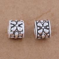 Zinc Alloy Spacer Beads Column antique silver color plated vintage & DIY nickel lead & cadmium free Sold By Bag