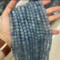 Edelstein Schmuckperlen, rund, DIY & verschiedene Größen vorhanden, blau, frei von Nickel, Blei & Kadmium, verkauft per ca. 38 cm Strang