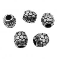 Stainless Steel Large Hole Beads, 304 Stainless Steel, barrel, vintage & DIY, original color, 11x11mm, Sold By PC