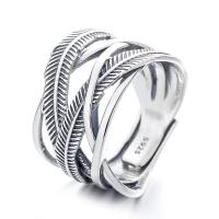 925 Sterling Silver Finger Rings, Antique finish, fashion jewelry & for woman, nickel, lead & cadmium free, 14mm, Sold By PC