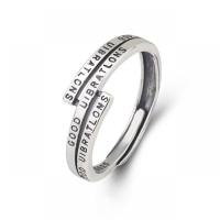 Solidny srebrny pierścień, 925 Srebro, biżuteria moda & dla kobiety, bez zawartości niklu, ołowiu i kadmu, 6mm, sprzedane przez PC