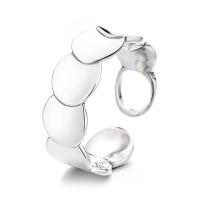 Solidny srebrny pierścień, 925 Srebro, biżuteria moda & dla kobiety, bez zawartości niklu, ołowiu i kadmu, 7mm, sprzedane przez PC