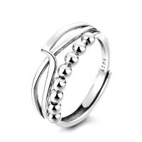Sterling Silver Κοσμήματα δάχτυλο του δακτυλίου, 925 ασημένιο ασήμι, κοσμήματα μόδας & για τη γυναίκα, νικέλιο, μόλυβδο και κάδμιο ελεύθεροι, 8mm, Sold Με PC