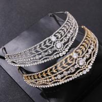 Bridal Tiaras, Tibetan Style, micro pave cubic zirconia & for woman & with rhinestone, more colors for choice, nickel, lead & cadmium free, Inner Diameter:Approx 155mm, Sold By PC