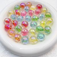 Plated Acrylic Beads, Round, DIY, more colors for choice, 16mm, 10PCs/Bag, Sold By Bag