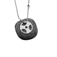 304 Stainless Steel Necklace, Unisex & hollow, original color, Length:Approx 23.6 Inch, Sold By PC