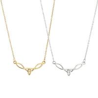 304 Stainless Steel Necklace Vacuum Ion Plating fashion jewelry & for woman Length Approx 16.5 Inch Sold By PC