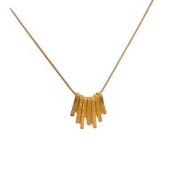 Titanstahl Halskette, mit Verlängerungskettchen von 2inch, vergoldet, Schlangekette & für Frau, Länge:ca. 15.7 ZollInch, verkauft von PC