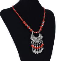 Tibetan Style Jewelry Necklace, with turquoise, fashion jewelry & Bohemian style & multifunctional & for woman, more colors for choice, nickel, lead & cadmium free, Length:Approx 49.8 cm, Sold By PC
