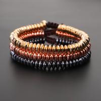 Hematite Bracelet, with Nylon Cord, handmade, fashion jewelry & for woman, more colors for choice, Sold Per 16-28 cm Strand