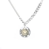 925 Sterling Silver Necklaces with 1.97inch extender chain Antique finish fashion jewelry & for woman nickel lead & cadmium free 17mm Length Approx 15.75 Inch Sold By PC
