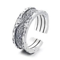 925 Sterling Silver Finger Rings, Antique finish, fashion jewelry & Unisex, nickel, lead & cadmium free, 8mm, Sold By PC