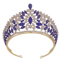 Bridal Tiaras Zinc Alloy fashion jewelry & for woman & with rhinestone nickel lead & cadmium free Inner Approx 140mm Sold By PC