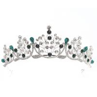 Bridal Tiaras Zinc Alloy with Crystal fashion jewelry & for woman & with rhinestone nickel lead & cadmium free Inner Approx 160mm Sold By PC